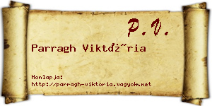 Parragh Viktória névjegykártya